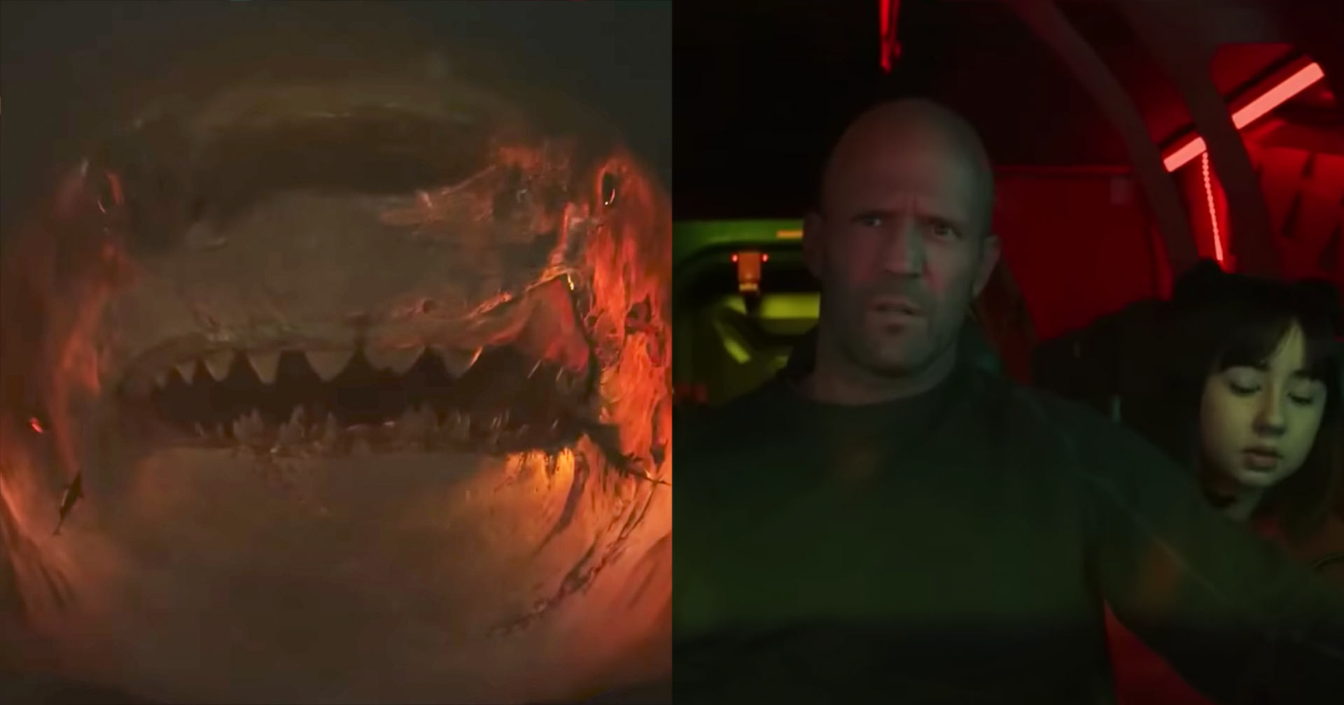 Jason Statham enfrenta T-Rex e Kraken em primeiro trailer de 'Megatubarão 2'; assista!