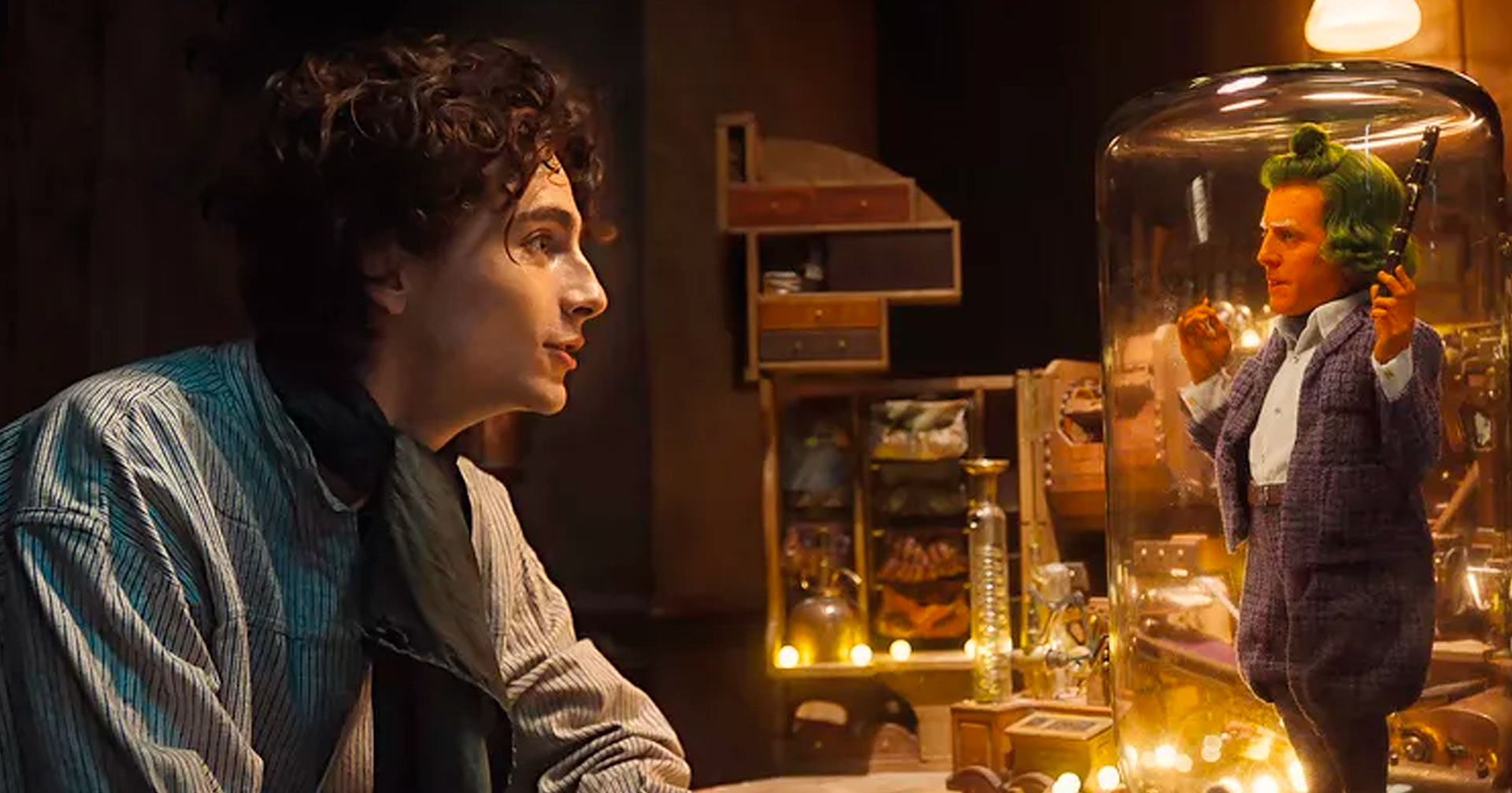 Hugh Grant aparece como Oompa Loompa clássico em primeiro trailer de 'Wonka'; assista