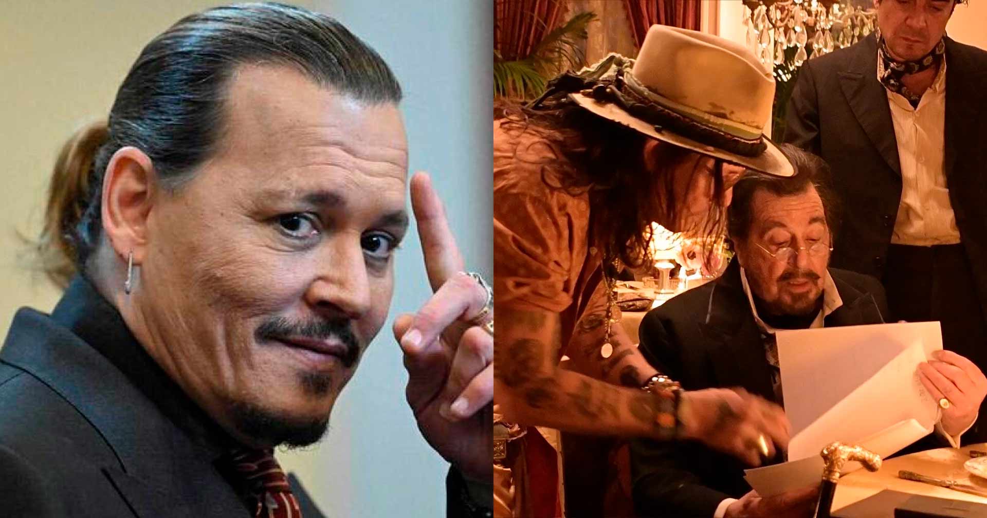 Johnny Depp volta aos cinemas dirigindo Al Pacino em 'Modi'; confira as