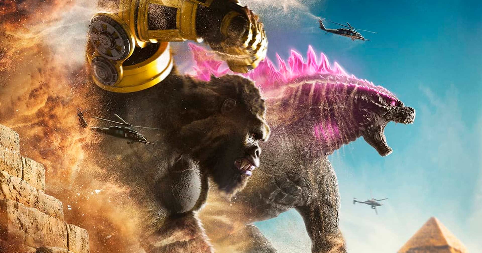 Sequência de 'Godzilla e Kong' é confirmada; escritor de 'Shang-Chi' é responsável pelo roteiro