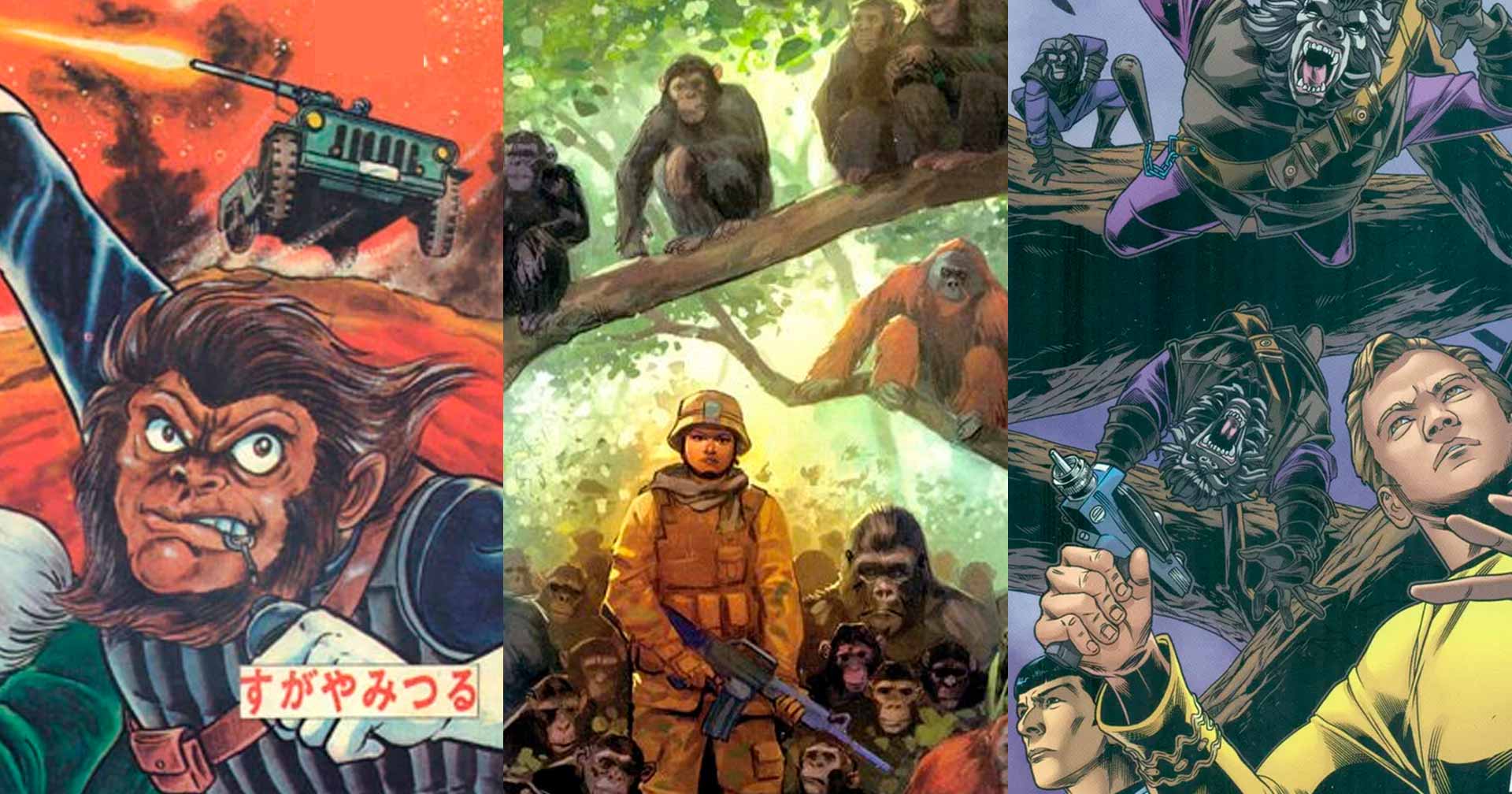 Mangá, Marvel, Star Trek e mais: confira 7 adaptações icônicas de Planeta dos Macacos em quadrinhos