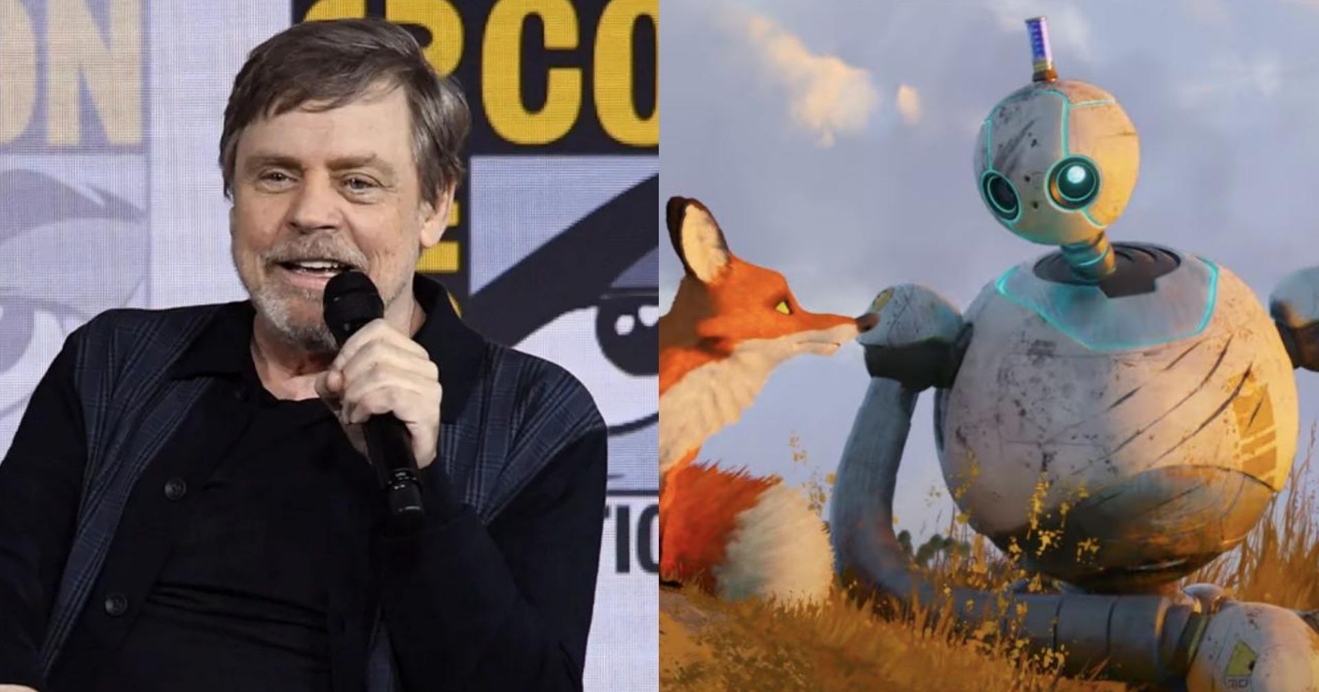 Mark Hamill diz que ‘Robô Selvagem’ o fez relembrar o início de Star Wars: 'Suntuoso e emocionante'