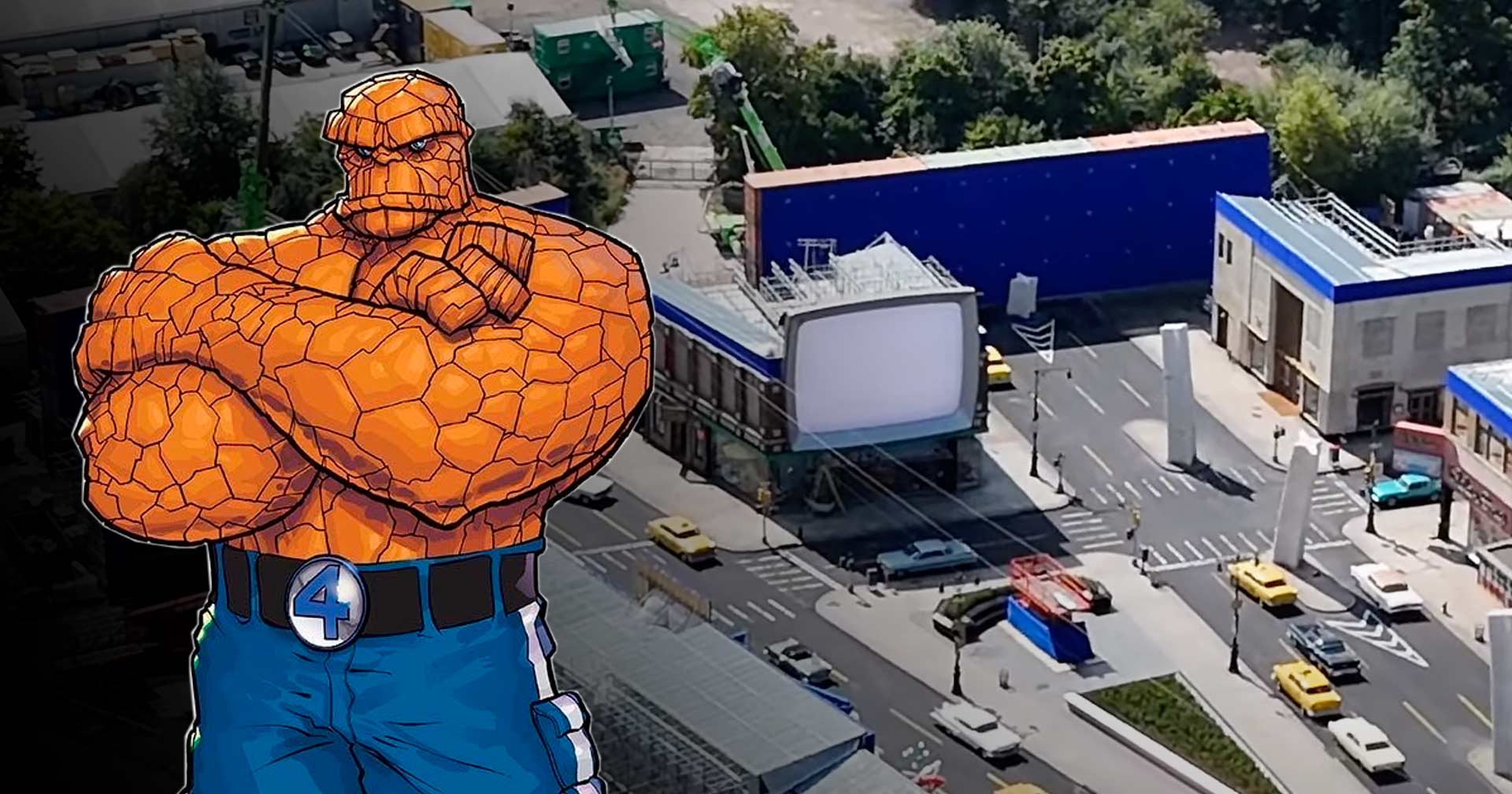 Imagens do set de 'Quarteto Fantástico' indicam que visual do Coisa não será feito em CGI