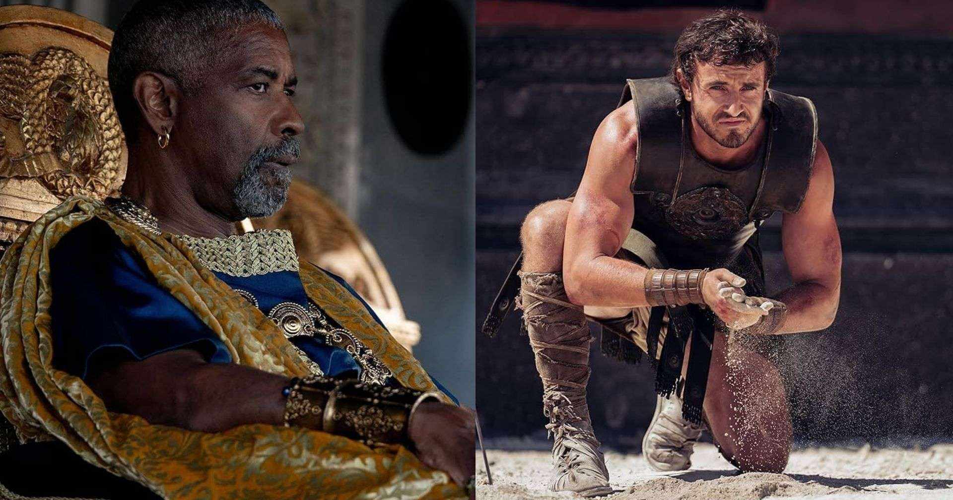 Denzel Washington elogia performance de Paul Mescal em ‘Gladiador 2’: ‘É fácil trabalhar com ele’