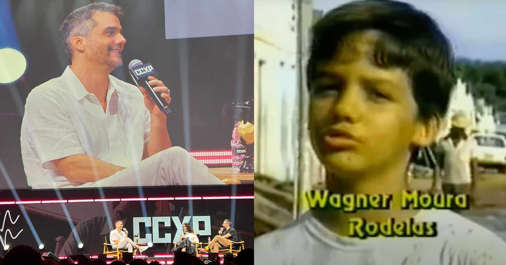 Homenageado na CCXP24, Wagner Moura conta histórias da infância: 'Meu apelido era OVNI'