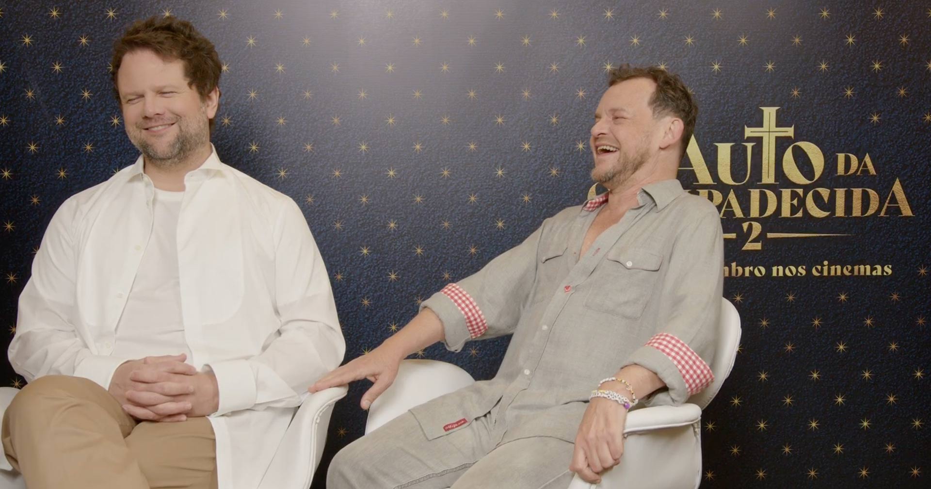 ‘O Auto nos salvou’: Matheus Nachtergaele e Selton Mello celebram retorno à franquia em entrevista