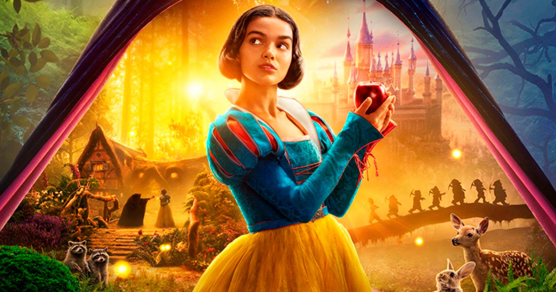  branca de neve ganha novo p ster simbolizando a luta entre o bem e o