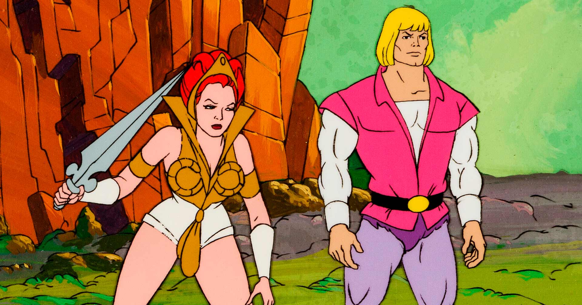 Fotos mostram atores caracterizados como He-Man e Teela para o live-action de ‘Mestres do Universo’