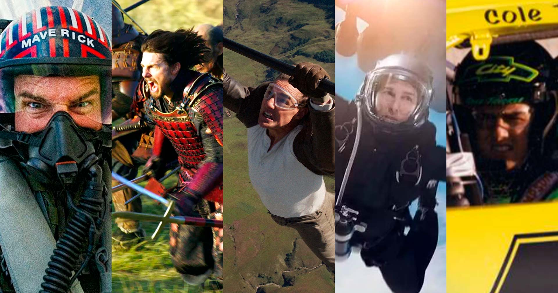 Ele dispensa dublês: confira as 10 acrobacias mais perigosas da carreira de Tom Cruise