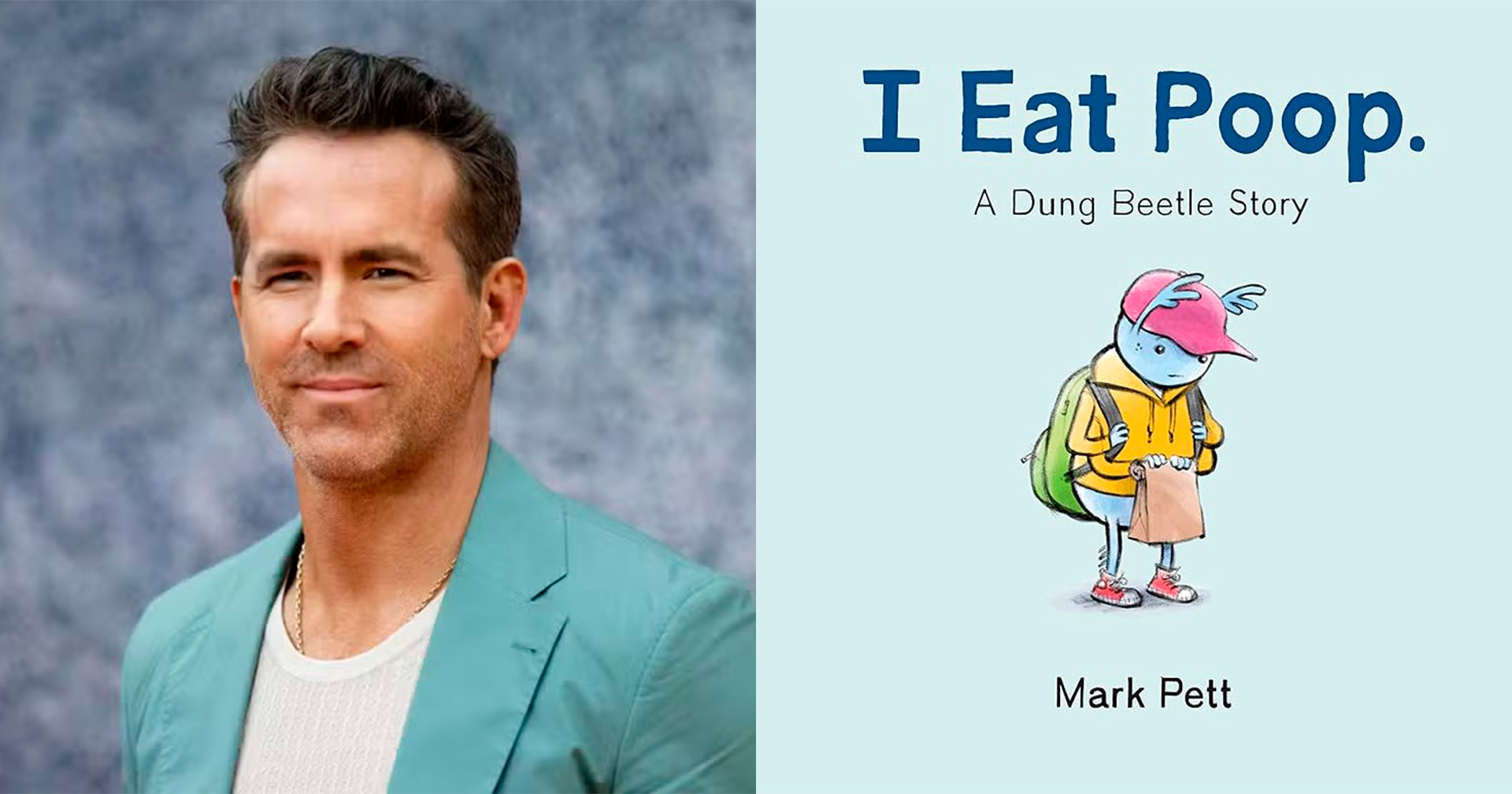 Ryan Reynolds vai produzir adaptação de livro infantil sobre um besouro rola-bosta; saiba mais
