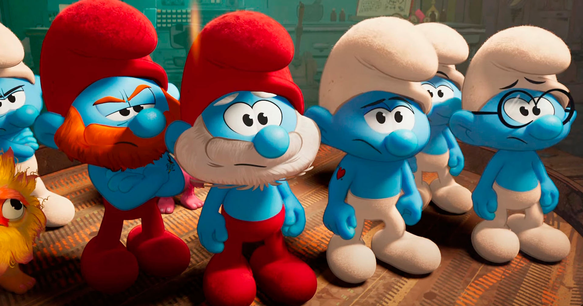 Conheça as vozes originais e o elenco de dublagem nacional de ‘Smurfs’, novo filme da franquia