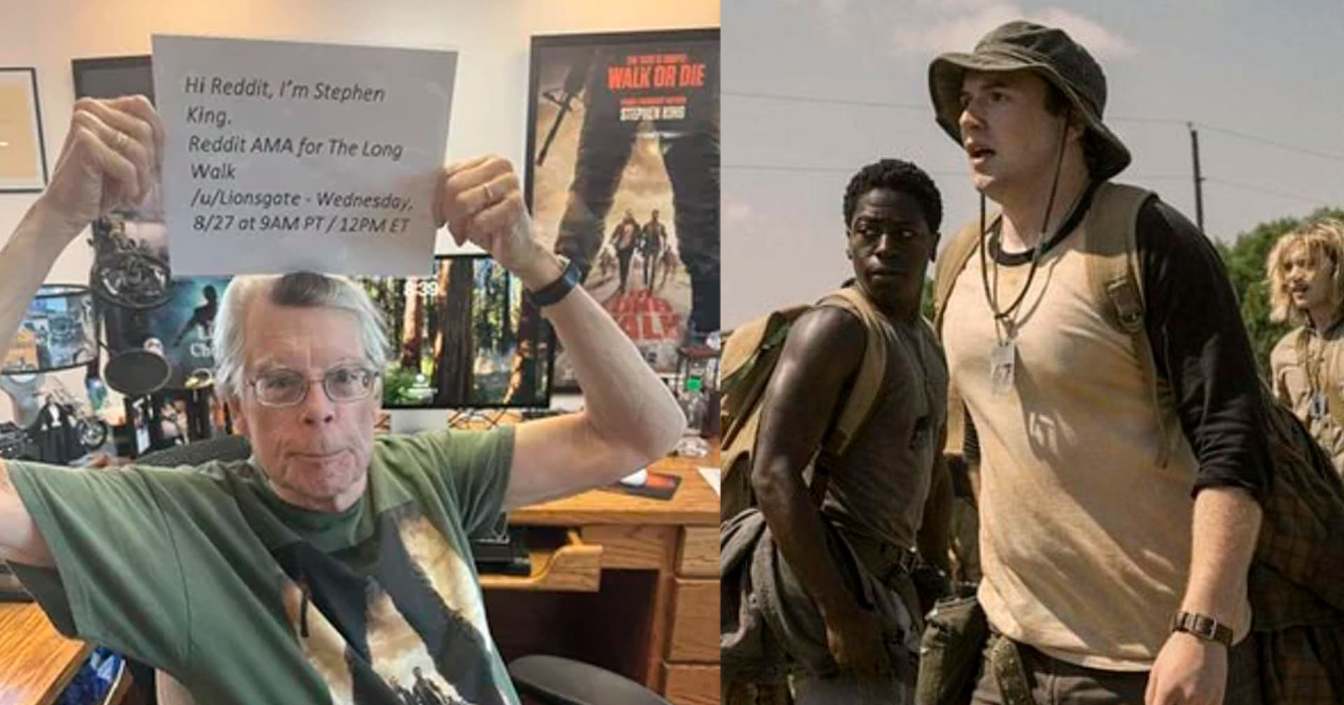 'Isso me deixou umas noites sem dormir': Stephen King revela segredos sobre ‘A Longa Marcha’