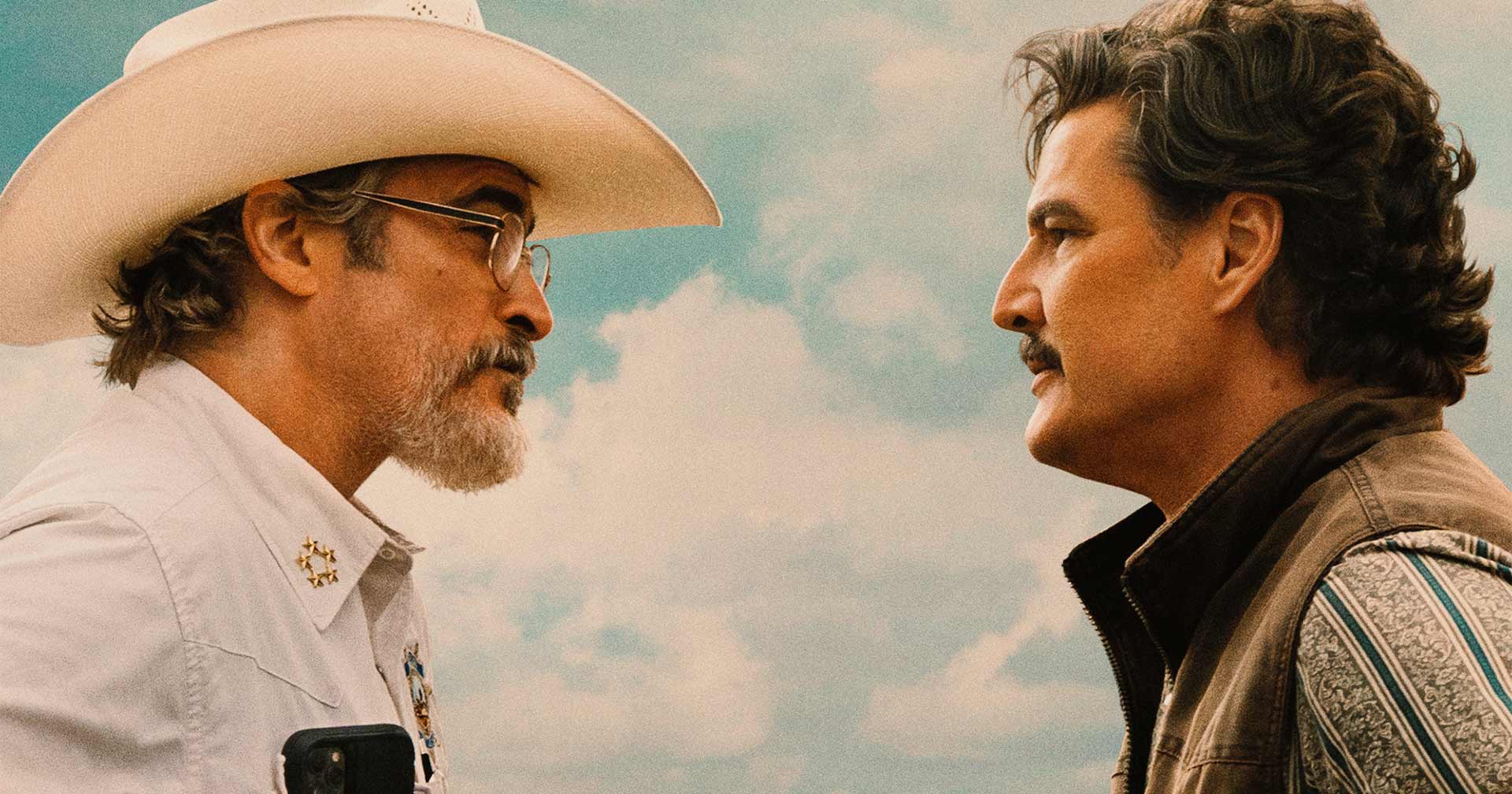 Embate entre Pedro Pascal e Joaquin Phoenix marca o trailer de ‘Eddington’, faroeste moderno da A24