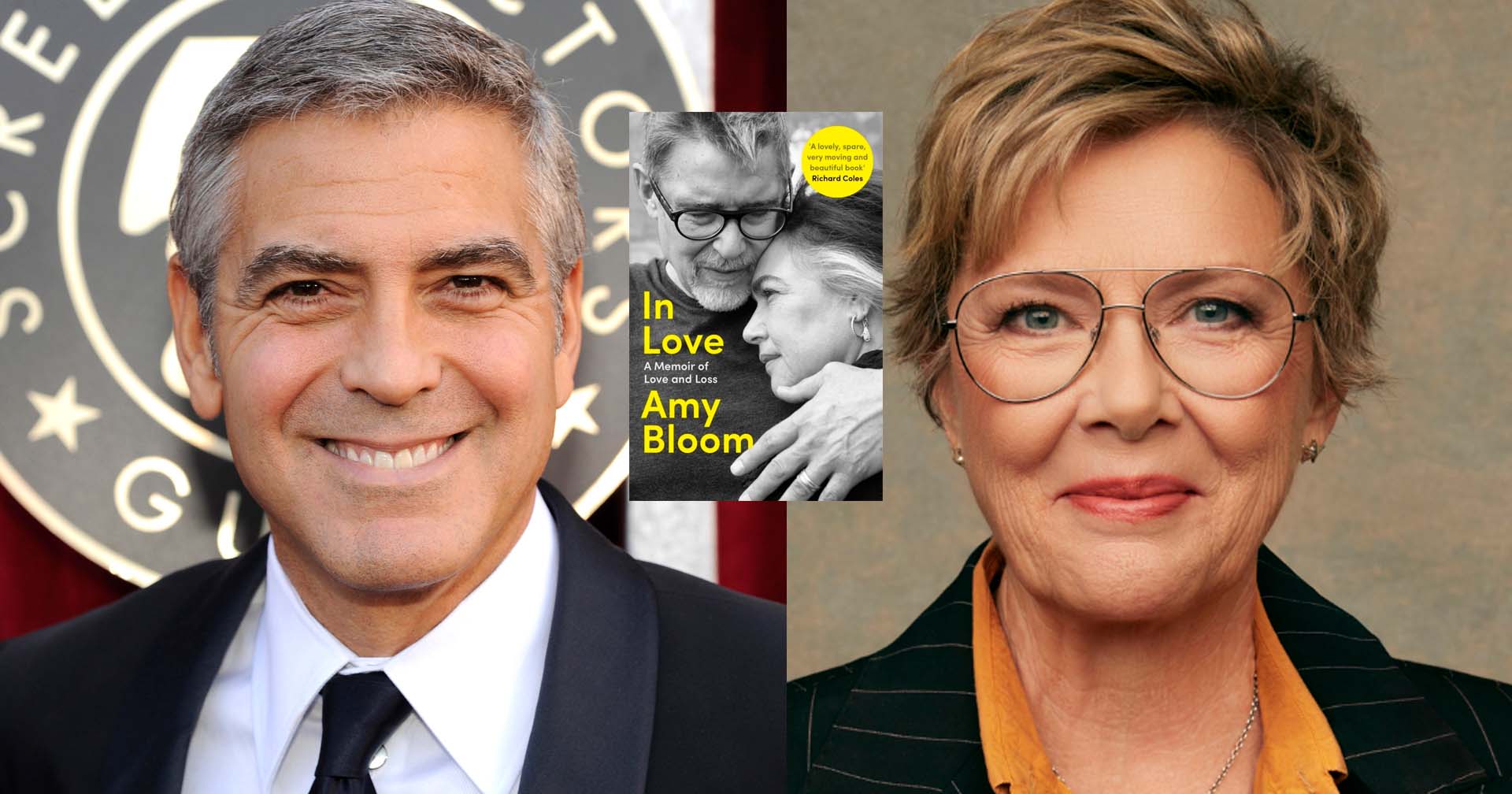 George Clooney e Annette Bening vão estrelar adaptação do best-seller ‘In Love’