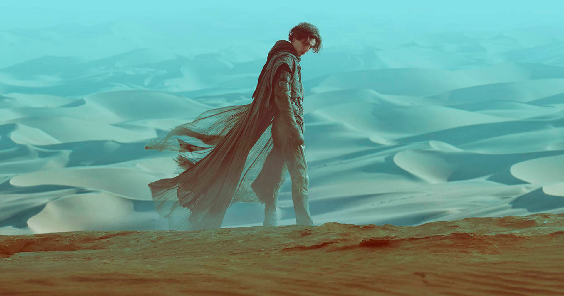 Nova foto dos bastidores de ‘Duna 3’ traz Timothée Chalamet em meio a imensidão do deserto; veja