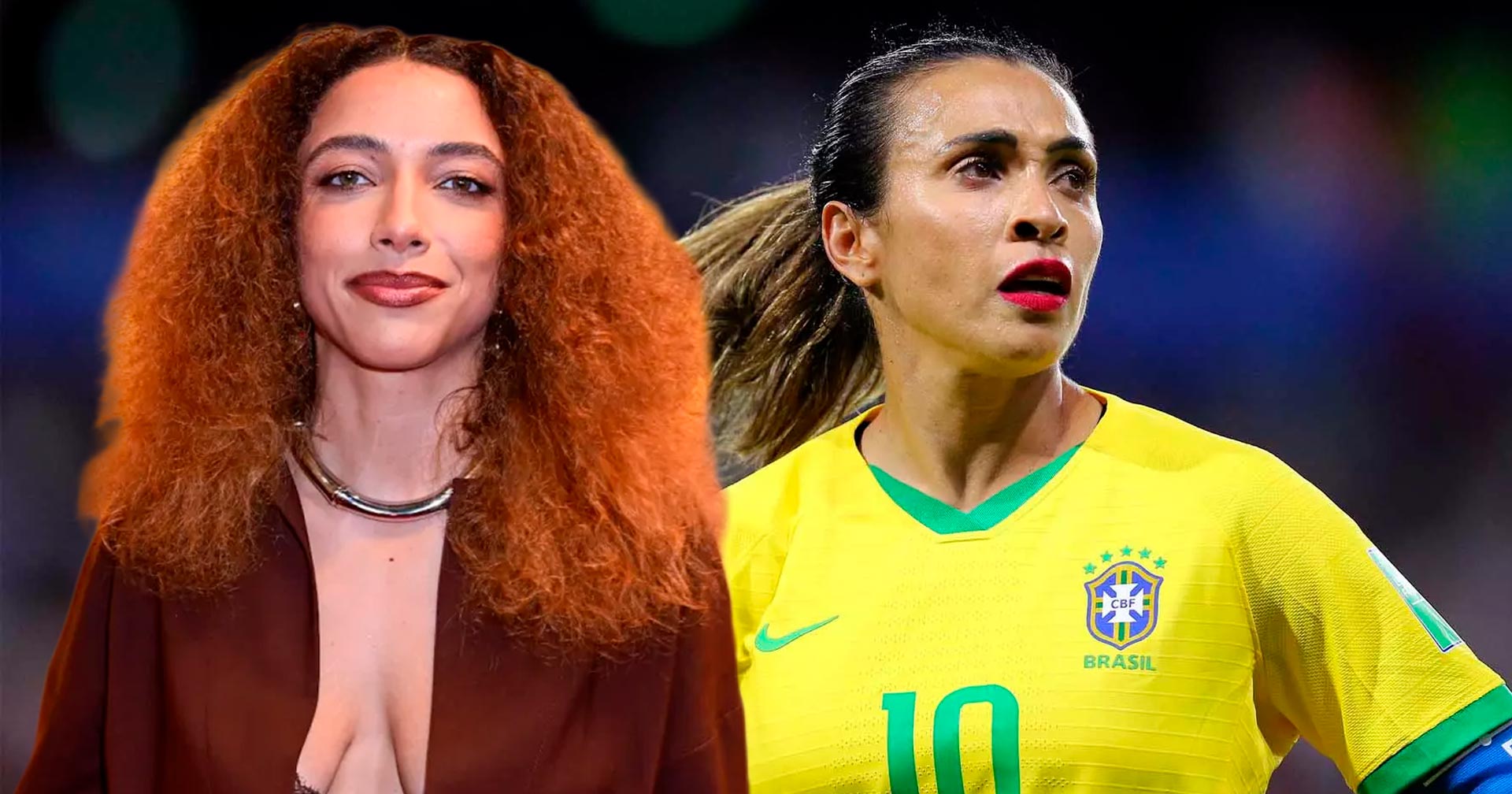 Alice Carvalho, de ‘O Agente Secreto’, surge como Marta em foto do filme sobre vida da jogadora