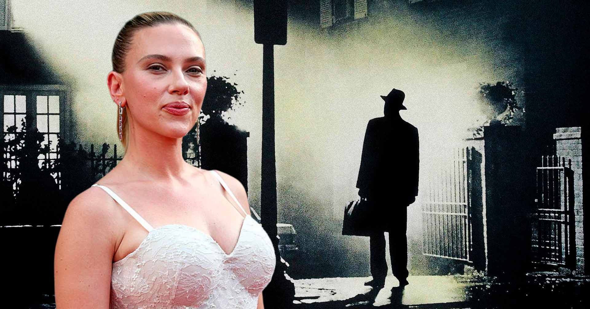 Fotos dos bastidores do novo ‘O Exorcista’ mostram Scarlett Johansson em uma possível cena de crime