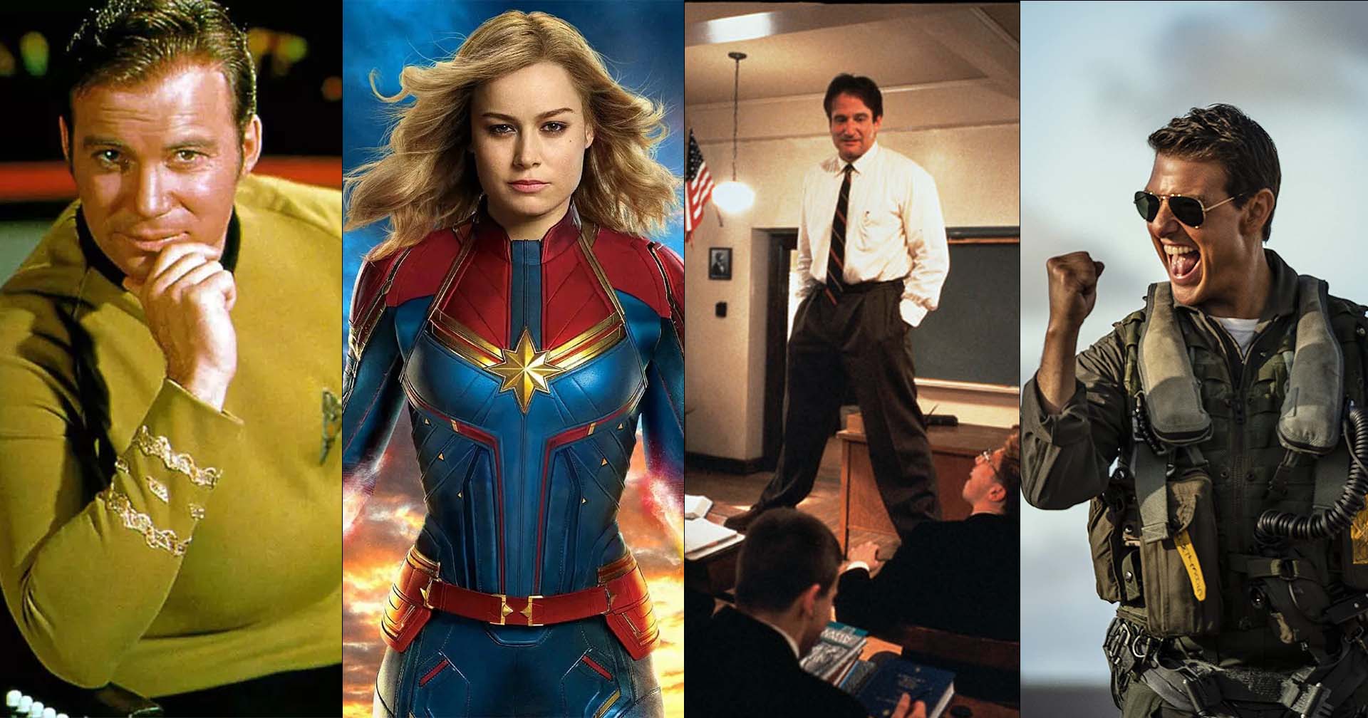 Top Gun, Marvel, Star Trek e muito mais: relembre os icônicos capitães da cultura pop