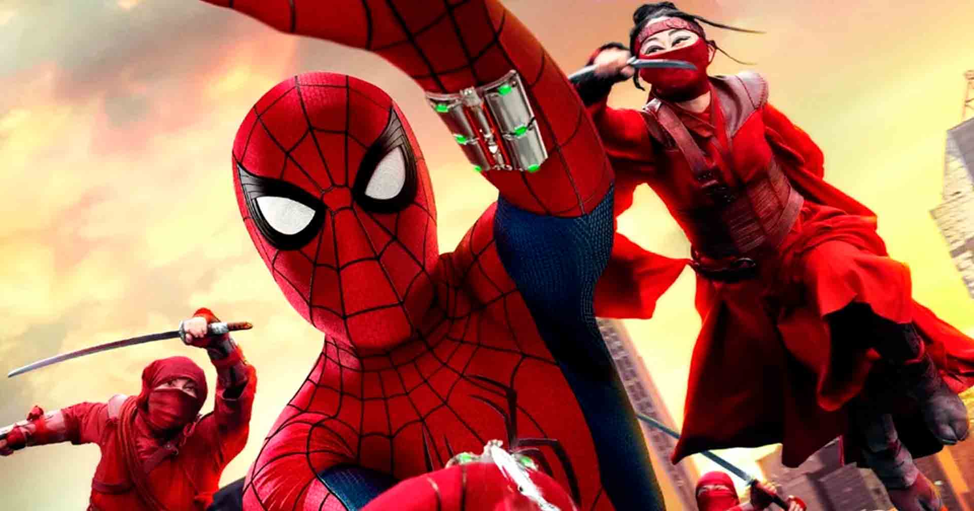 Imagens inéditas de ‘Homem-Aranha 4’ mostram Tom Holland envolto em teias e lutando contra A Mão