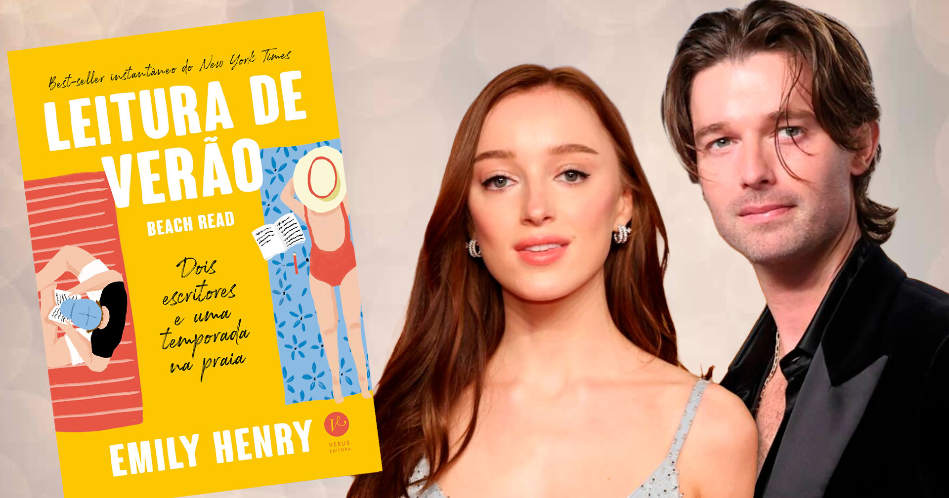 'Leitura de Verão', filme baseado no livro de Emily Henry, inicia filmagens e ganha primeira imagem