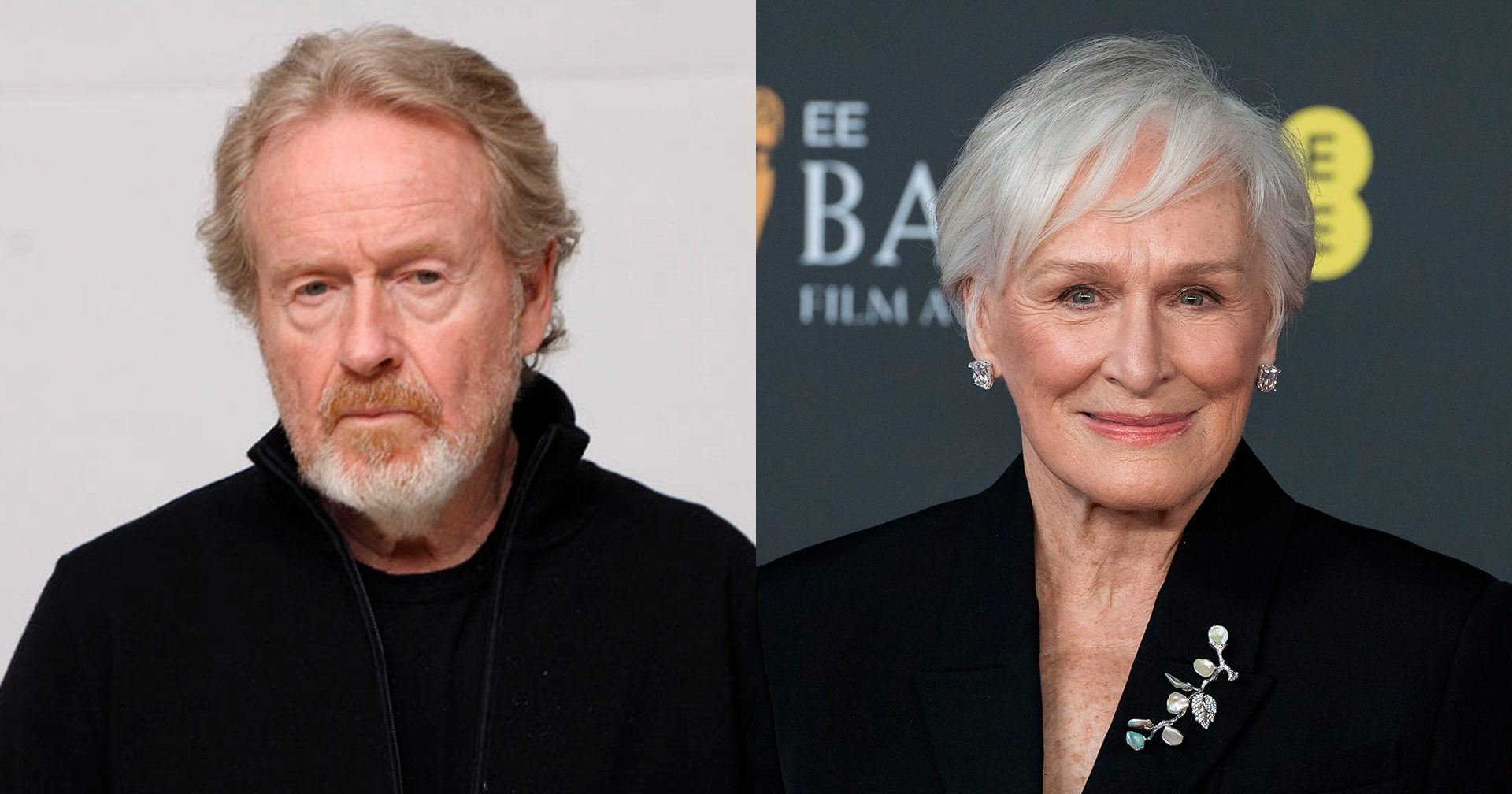 Ridley Scott e Glenn Close vão receber Oscar honorário por suas contribuições ao cinema; entenda