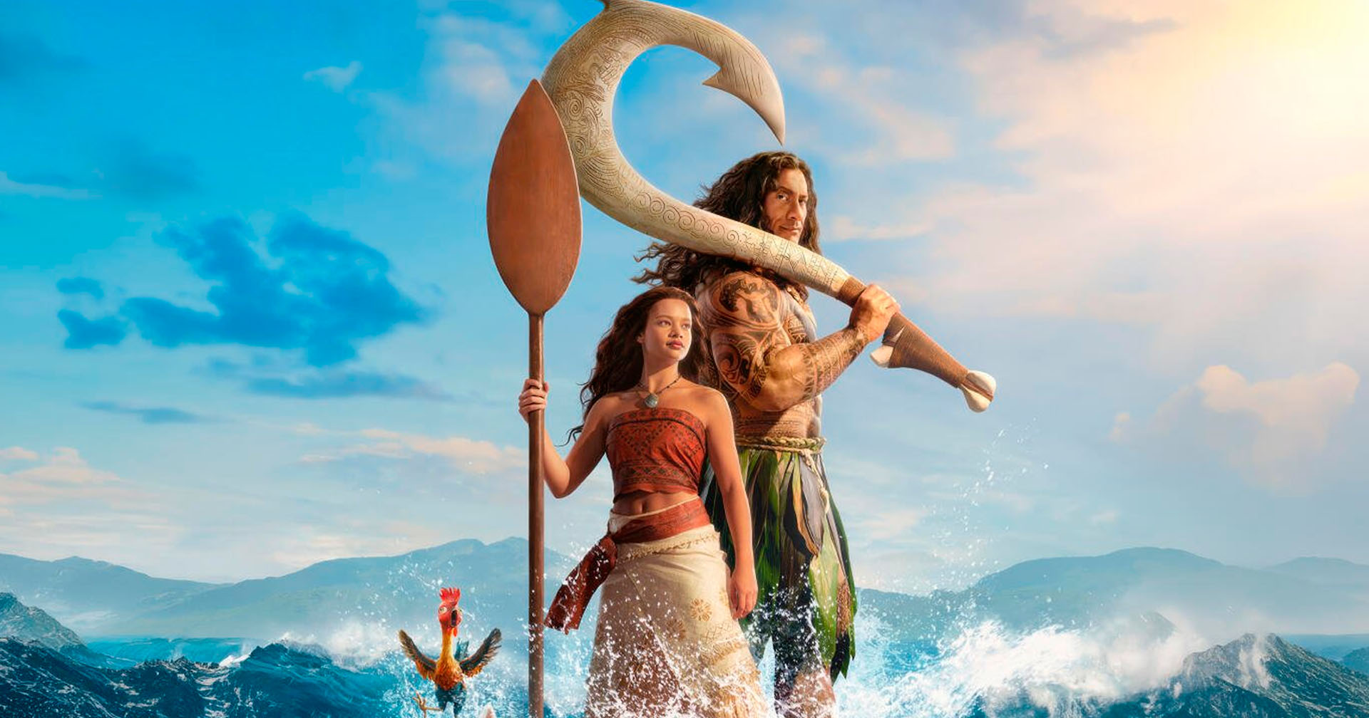 The Rock e Catherine Laga’aia virão ao Rio de Janeiro para promover o live-action de ‘Moana’