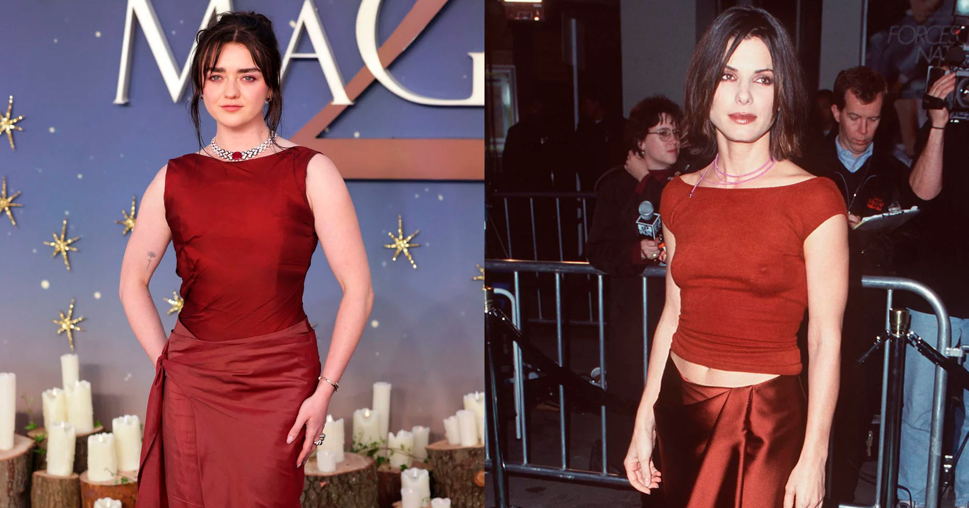 'Da Magia à Sedução 2': Maisie Williams recria visuais de Sandra Bullock e semelhança impressiona