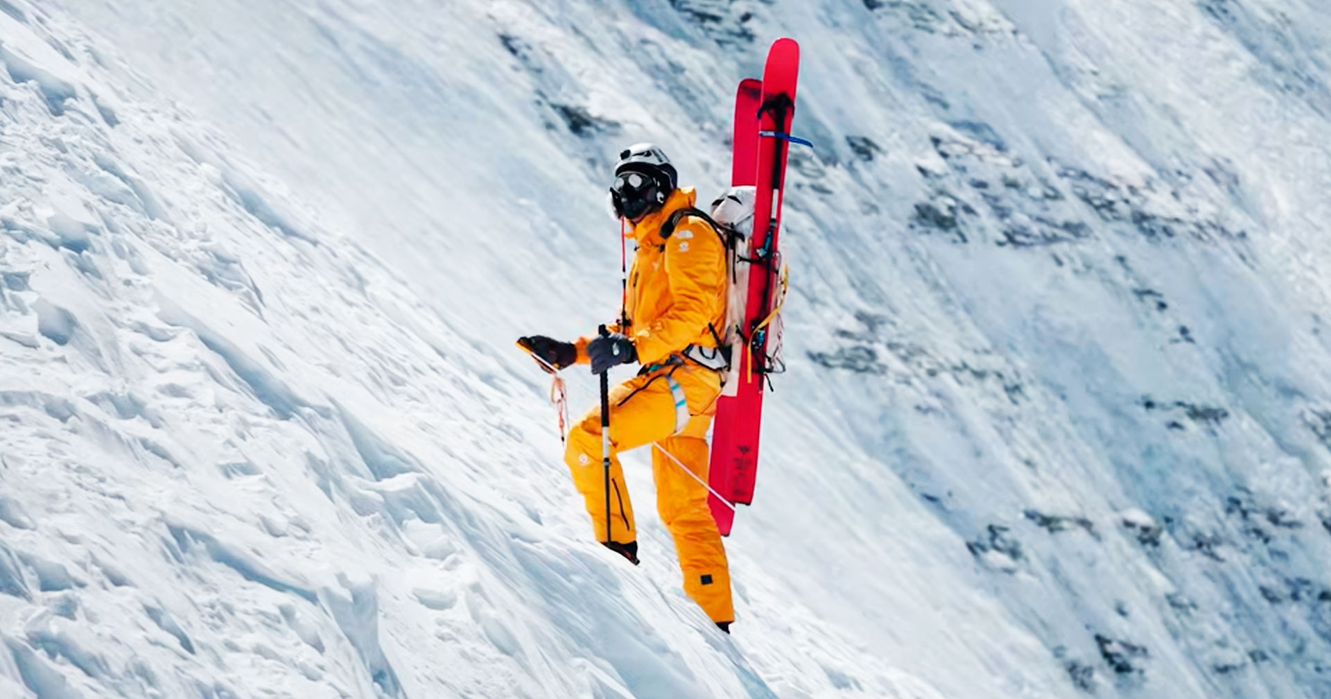 Documentário sobre a primeira descida de esqui pela face norte do Monte Everest ganha trailer épico