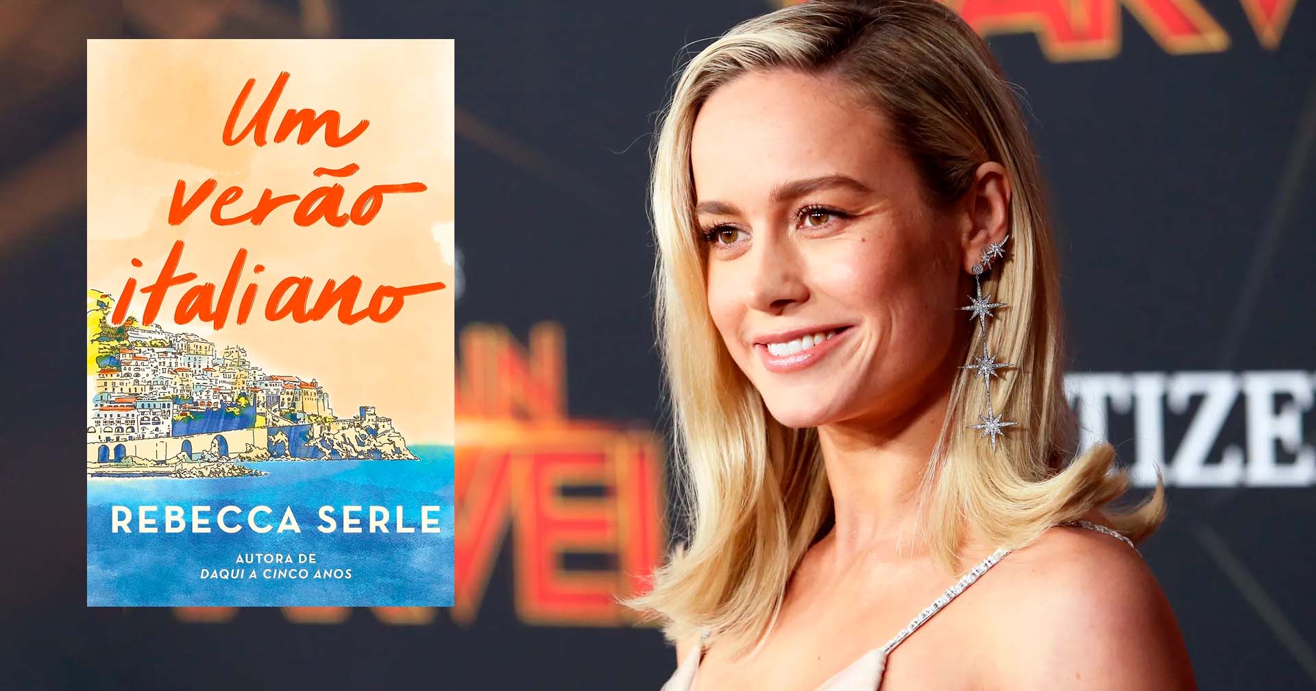 Brie Larson vai estrelar 'Um Verão Italiano', adaptação do best-seller de Rebecca Serle