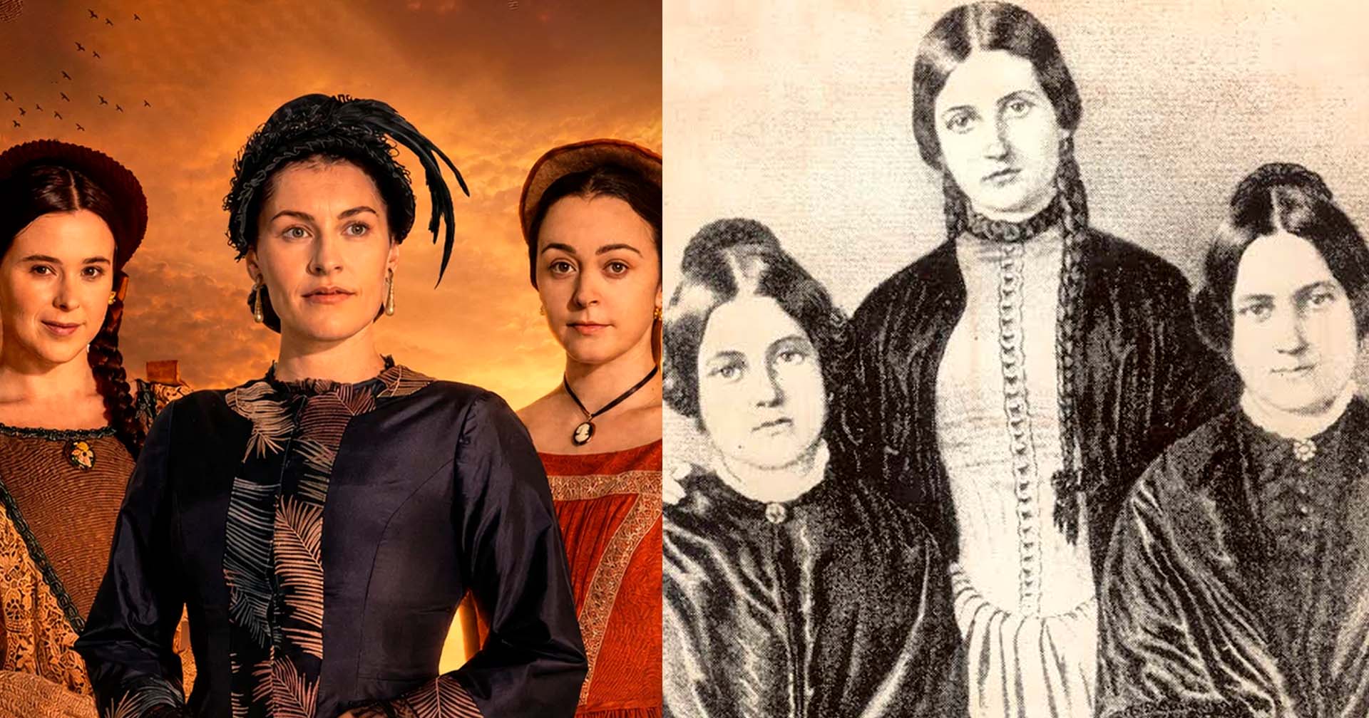 Quem foram as verdadeiras irmãs Fox? Conheça a história real que inspirou ‘The Fox Sisters’