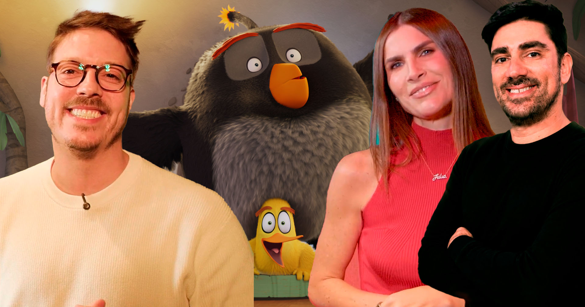 'Angry Birds 3': Fábio Porchat, Marcelo Adnet e Julia Faria são anunciados no elenco de dublagem