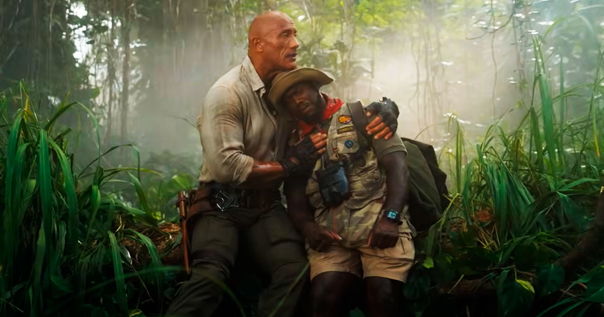 Dwayne Johnson e companhia tentam deter a invasão do jogo à realidade no novo trailer de 'Jumanji 3'