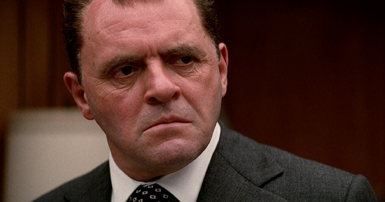 Anthony Hopkins no filme Nixon