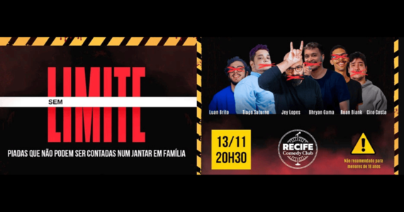 Sem Limite - Show De Humor Ácido E Pesado