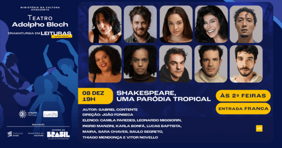 Dramaturgia em Leituras: Shakespeare, uma paródia tropical