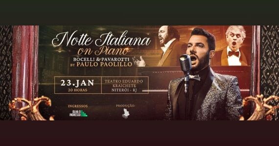 Notte Italiana On Piano - Paulo Paolillo Canta Bocelli, Pavarotti E Mais