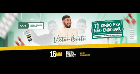 Victor Brito Em: "Tô Rindo Pra Não Endoidar" Stand-Up Comedy Show