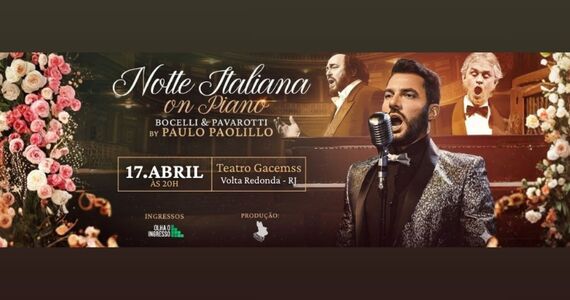 Notte Italiana On Piano By Paulo Paolillo - Tributo A Pavarotti E Bocelli - Volta Redonda