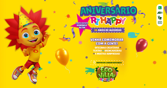 Aniversário Ri Happy 38 anos