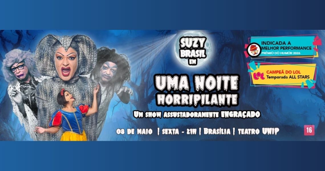 Horripilant Rune Uma Noite Horripilante - Um Show Assustadoramente Engraçado! - Brasília ...