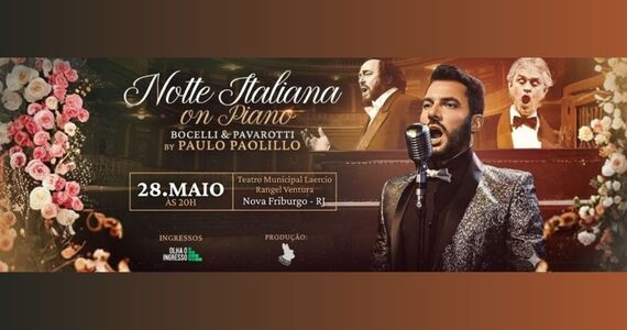 Notte Italiana On Piano By Paulo Paolillo - Tributo A Pavarotti E Bocelli - Nova Friburgo