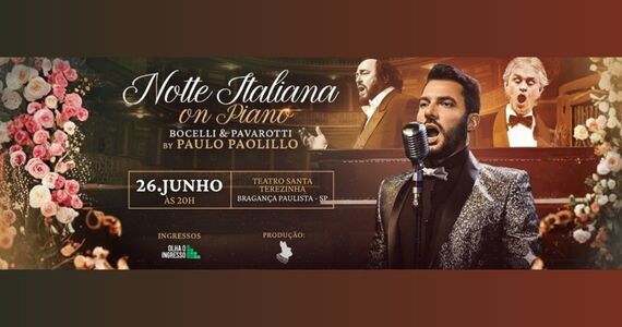 Notte Italiana On Piano By Paulo Paolillo - Tributo A Pavarotti E Bocelli - Bragança Paulista