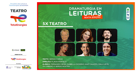 Dramaturgia em Leituras: 5X Teatro