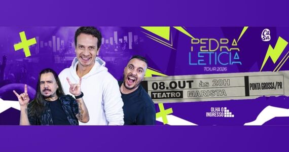 Pedra Letícia - Tour 2026 - Ponta Grossa