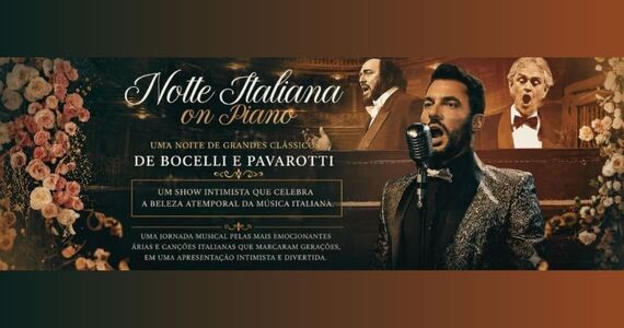 Notte Italiana On Piano By Paulo Paolillo - Tributo A Pavarotti E Bocelli - Itajaí - SC