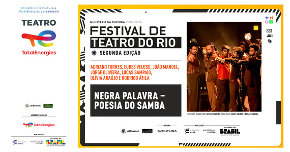 FTR - Negra Palavra - A Poesia Do Samba - Teatro TotalEnergies