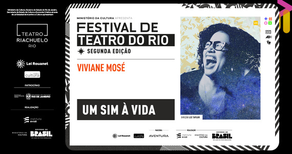 FTR - Um Sim À Vida – Com Viviane Mosé – Teatro Riachuelo