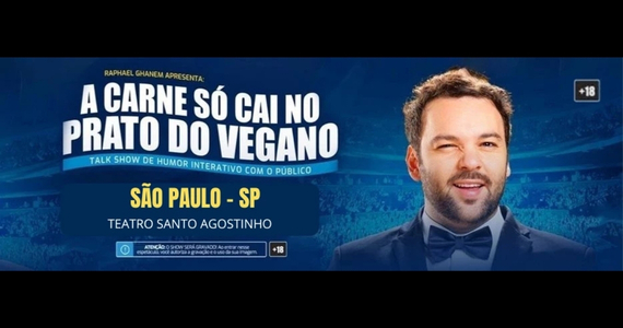 Raphael Ghanem Em "A Carne Só Cai No Prato Do Vegano" - São Paulo