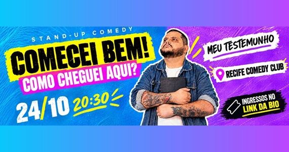Fabrício Lins Em: "Comecei Bem - Como Cheguei Aqui?" Stand-Up Comedy Show