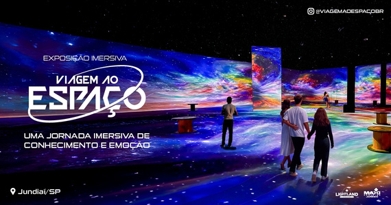 Exposição Imersiva Viagem Ao Espaço - Jundiaí